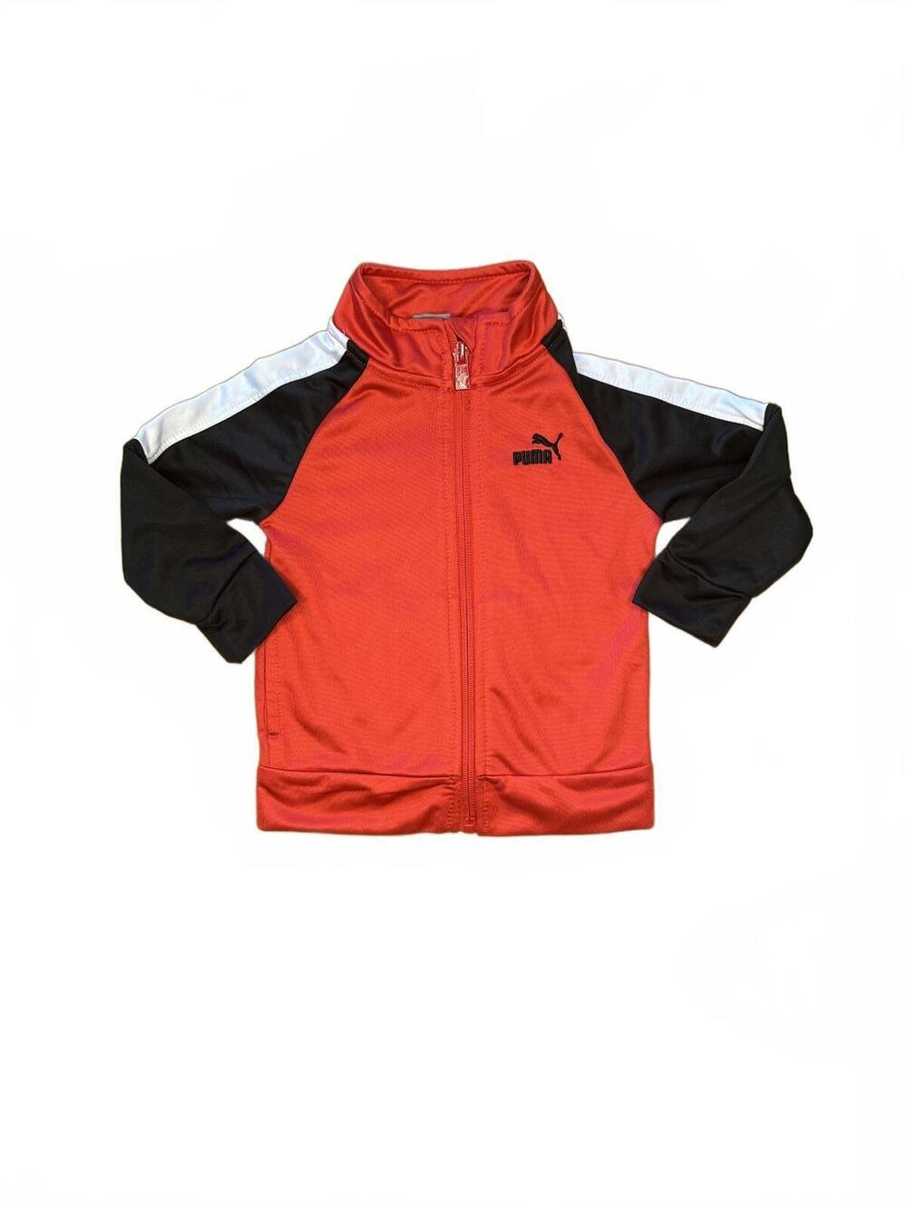 Puma Red Black Zip Track Jacket 18M